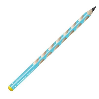 Astuccio 6 matite grafite EasyGraph HB fusto azzurro per mancini