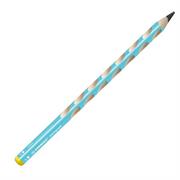 Astuccio 6 matite grafite EasyGraph HB fusto azzurro per mancini