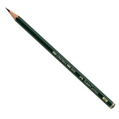 Matita in grafite Castell 9000 4B esagonale Faber Castell