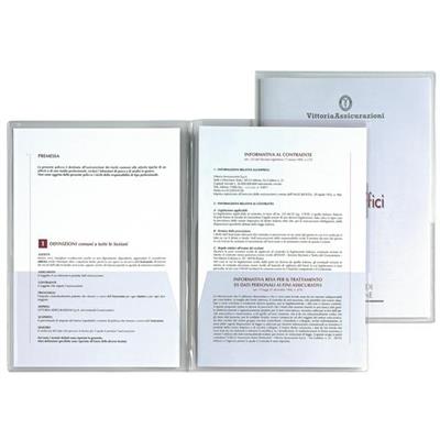 Cartellina ppl 2 tasche capri 69/t2 conf.5