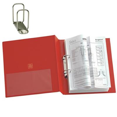 Raccoglitore 2 anelli 65mm Stelvio colore rosso
