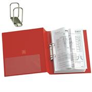 Raccoglitore 2 anelli 65mm Stelvio colore rosso