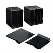 Custodia raccoglitore a4 65mm nero