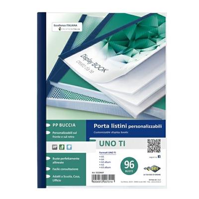 *** Portalistini sei uno ti 96 buste 22x30 colore blu