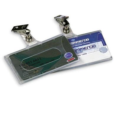 Portabadge clip rigido lebez 31-070 90x56mm