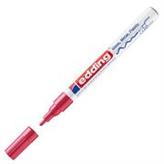 Marcatore edding 751 a vernice punta tonda 1-2 mm colore rosso