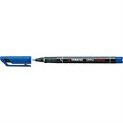 Pennarello stabilo ohp s 0.4 blu