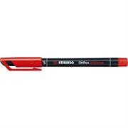 Pennarello stabilo ohp s 0.4 rosso