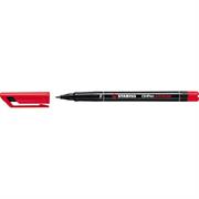 Pennarello stabilo ohp f 0.7 rosso