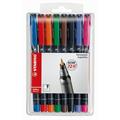 Pennarello stabilo ohp s 0.4 ass. 8pz