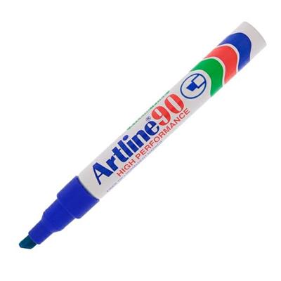 Marcatore artline 90 p.scalpello 5.0 blu