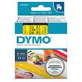 Nastro etich. dymo 436180 mm6x7mt nero/giallo