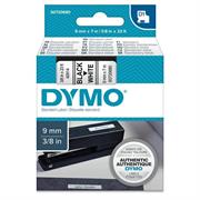 Nastro etich. dymo 409131 mm9x7mt nero/bianco