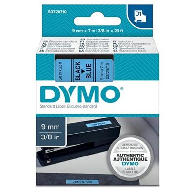 Nastro etich. dymo 409160 mm9x7mt nero/blu