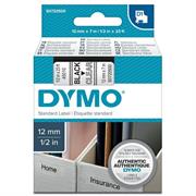 Nastro etich. dymo 450100 mm12x7mt nero/trasp