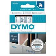 Nastro etich. dymo 450110 mm12x7mt blu/trasp