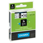 Nastro etich. dymo 450130 mm12x7mt nero/bianco