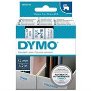 Nastro etich. dymo 450140 mm12x7mt blu/bianco
