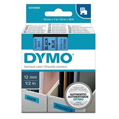 Nastro etich. dymo 450160 mm12x7mt nero/blu