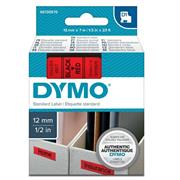 Nastro etich. dymo 450170 mm12x7mt nero/rosso