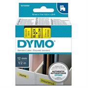 Nastro etich. dymo 450180 mm12x7mt nero/giallo