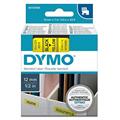 Nastro etich. dymo 450180 mm12x7mt nero/giallo