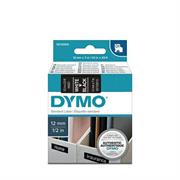 Nastro etich. dymo 450210 mm12x7mt bianco/nero