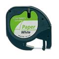 Nastro DYMO LT in carta 12mmx4mt. nero/bianco