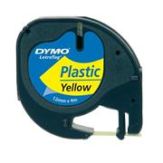 Nastro DYMO LT in plastica 12mmx4mt. nero/giallo