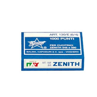 ***** Punti cucitrice zenith 130e passo 6 acciaio 1000pz