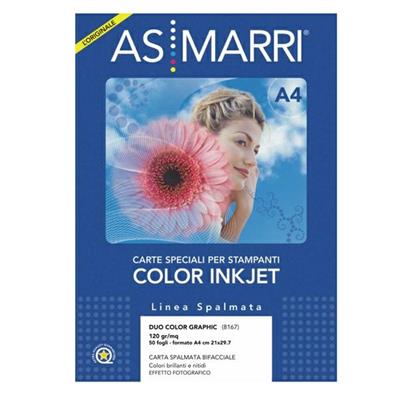 CARTA INKJET A4 120GR 50FG DUO COLOR GRAPHIC PHOTO DOUBLE-FACE 8