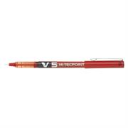 Penna roller PILOT V5 0.5 rosso punta extrafine 0,5mm.