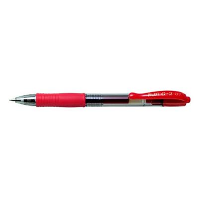 Penna roller PILOT gel scatto G-2 0,7mm ROSSO
