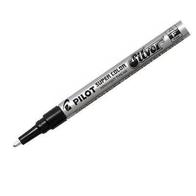 Marcatore a vernice Super Color - argento - punta fine 3 mm - Pi