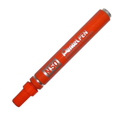 Marcatore Pentel Pen N50 p.tonda 4.3 arancio