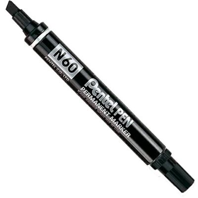 Marcatore pentel n60 p.scalpello 5.5 nero