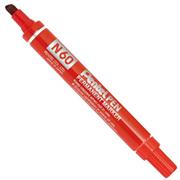 Marcatore pentel n60 p.scalpello 5.5 rosso