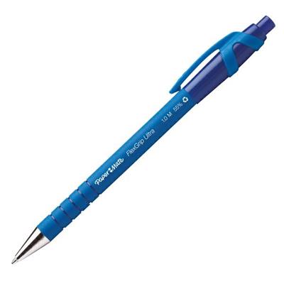 Penna sfera scatto flexgrip 0.1 blu