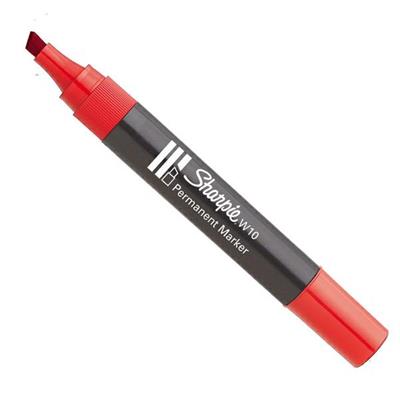 Marcatore papermate sharpie w10 punta scalpello rosso