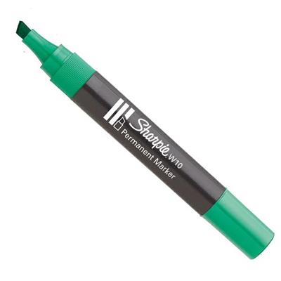 Marcatore papermate sharpie w10 punta scalpello verde