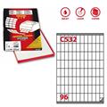 *** Etichetta laser/ink a4 16,3x35,4 96xfg 100fg Markin