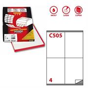 Etichetta laser/ink MARKIN a4 105x140 4xfg 100fg