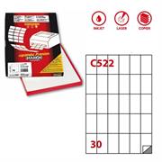 Etichetta laser/ink a4 35x59,4 30xfg 100fg Markin C522