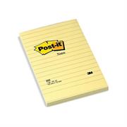 BLOCCO 100fg Post-it®Giallo Canary 102x152mm GIALLO A RIGHE