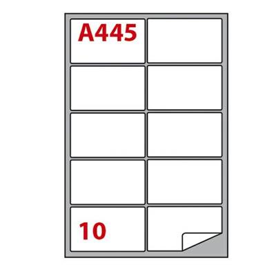 Etichette laser/ink a4 99,6x57 100fg
