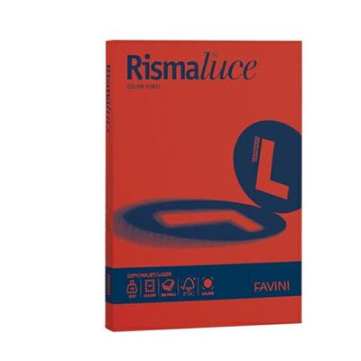 Carta rismaluce a4 140gr rosso 200fg