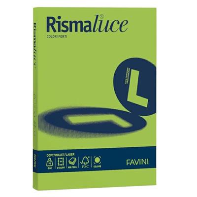 Carta rismaluce a4 200gr verde pistacchio 125fg