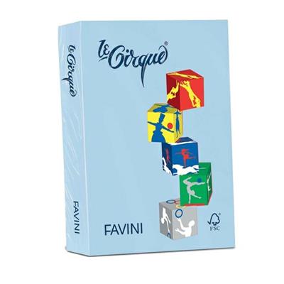Carta favini le cirque a4 160gr azzurro reale fg.250