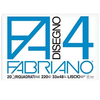 Album disegno F4 33x48 liscio riq. 220gr 20fg