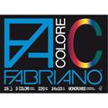 Album colore 25 fogli 24x33cm, 220g/mq a 4 angoli colori assorti